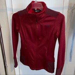 North Face Fleece-Lined Zip-Up Jacket